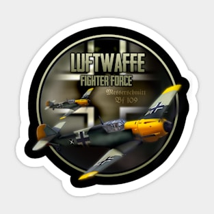 BF109 Messerschmitt Fighter Force Sticker